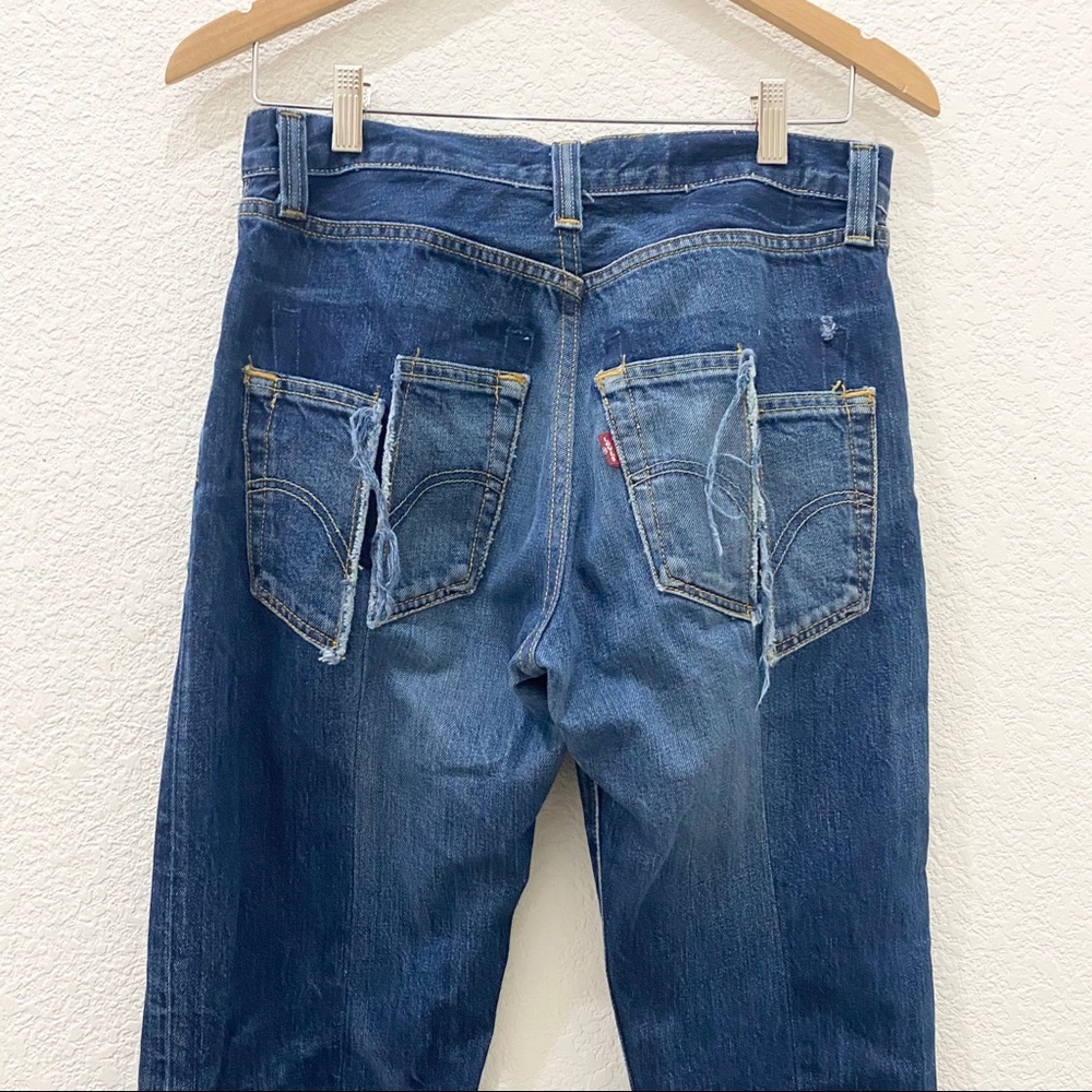 UO Urban Renewal Vintage Custom Split Pocket Jeans - Picture 6 of 16